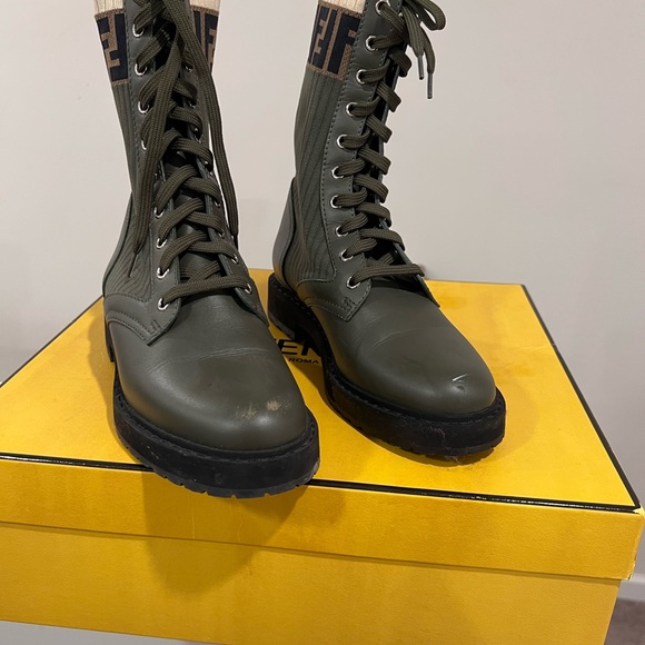 Fendi rockoko combat boots - Picture 2 of 9